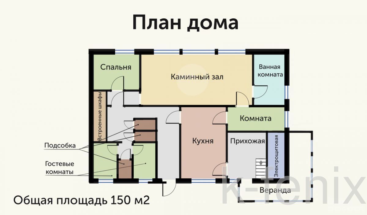 дом 300 метров, участок 70 сот