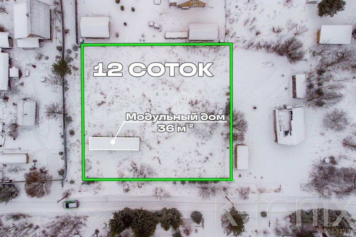 дом 36 метров, участок 12 сот