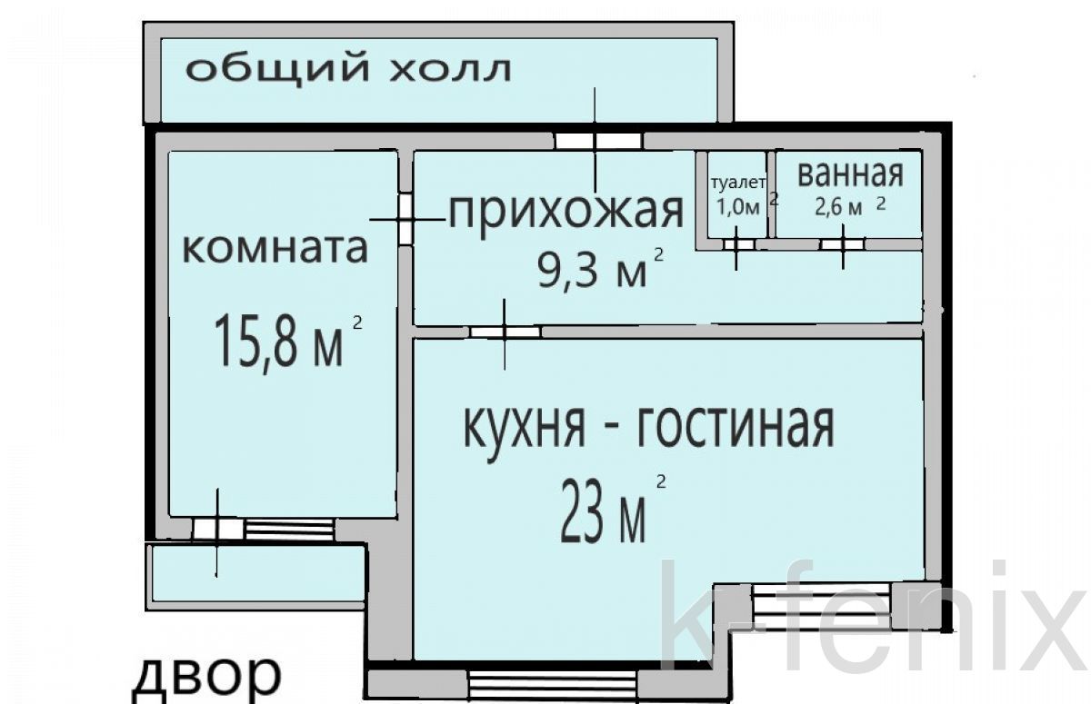квартира 52 метров